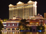 Caesar Palace Hotel by night