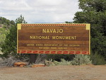 Navajo National Monument - Entr&eacute;e