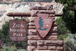 Entr&eacute;e de Zion Park
