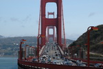 Circulation sur le Golden Gate Bridge